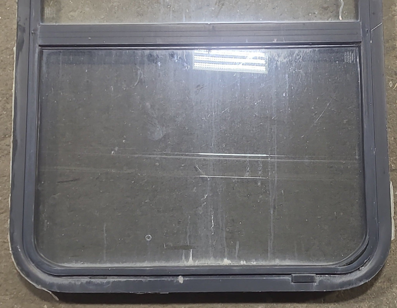 Used Black Radius Opening Window : 26 1/2