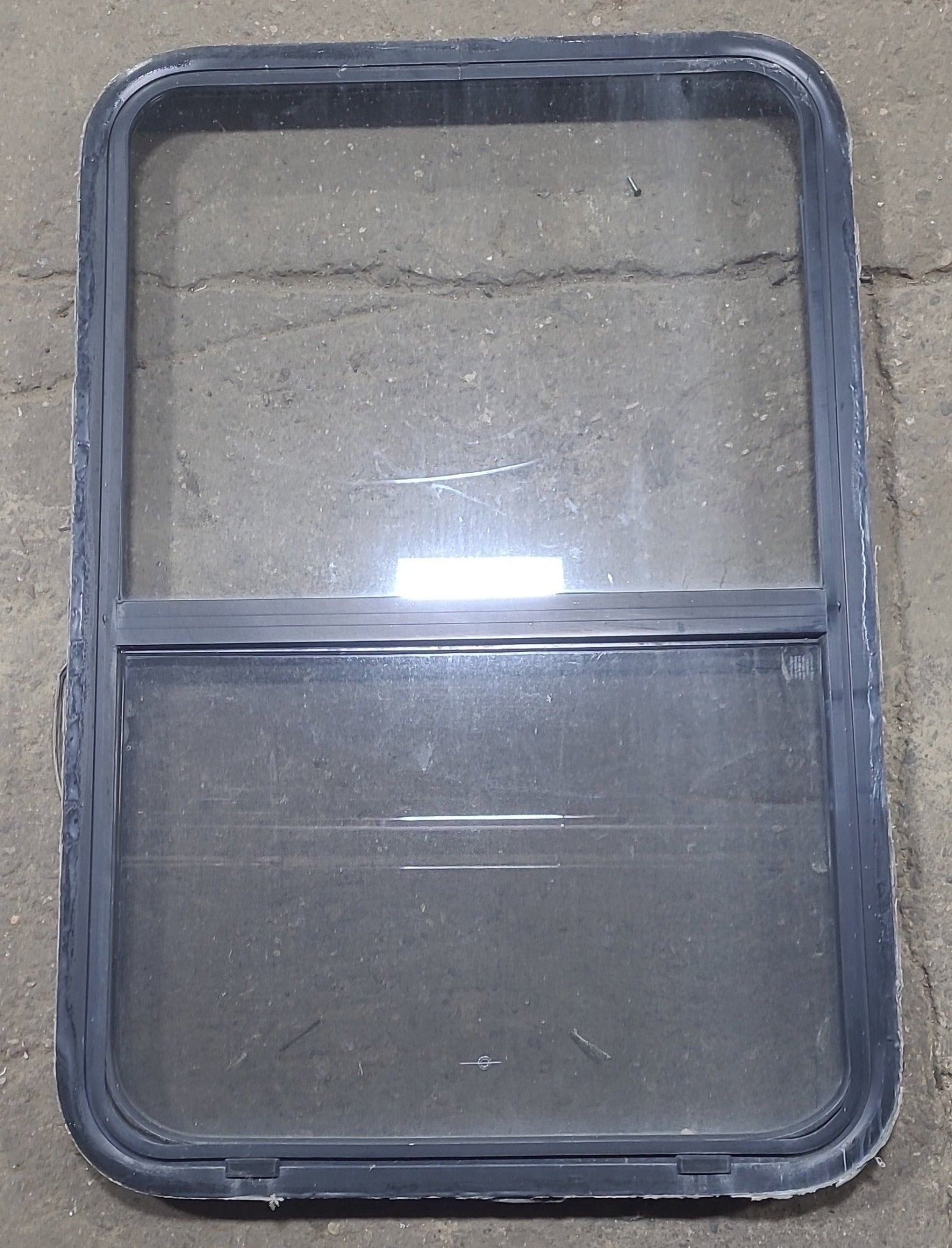 Used Black Radius Opening Window : 26 1/2