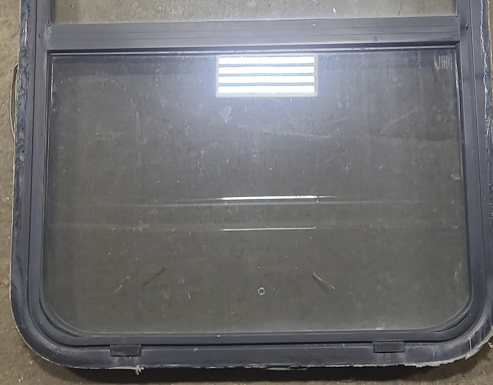 Used Black Radius Opening Window : 26 1/2