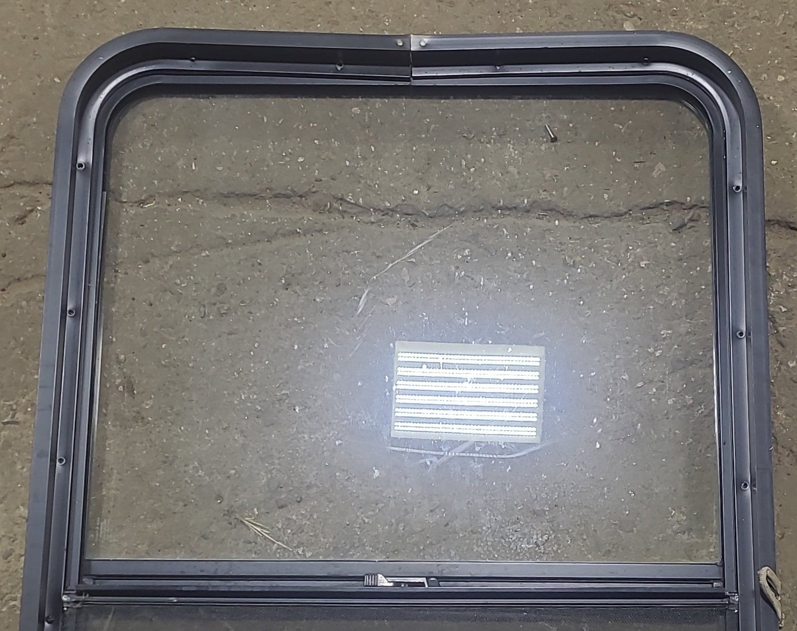 Used Black Radius Opening Window : 26 1/2