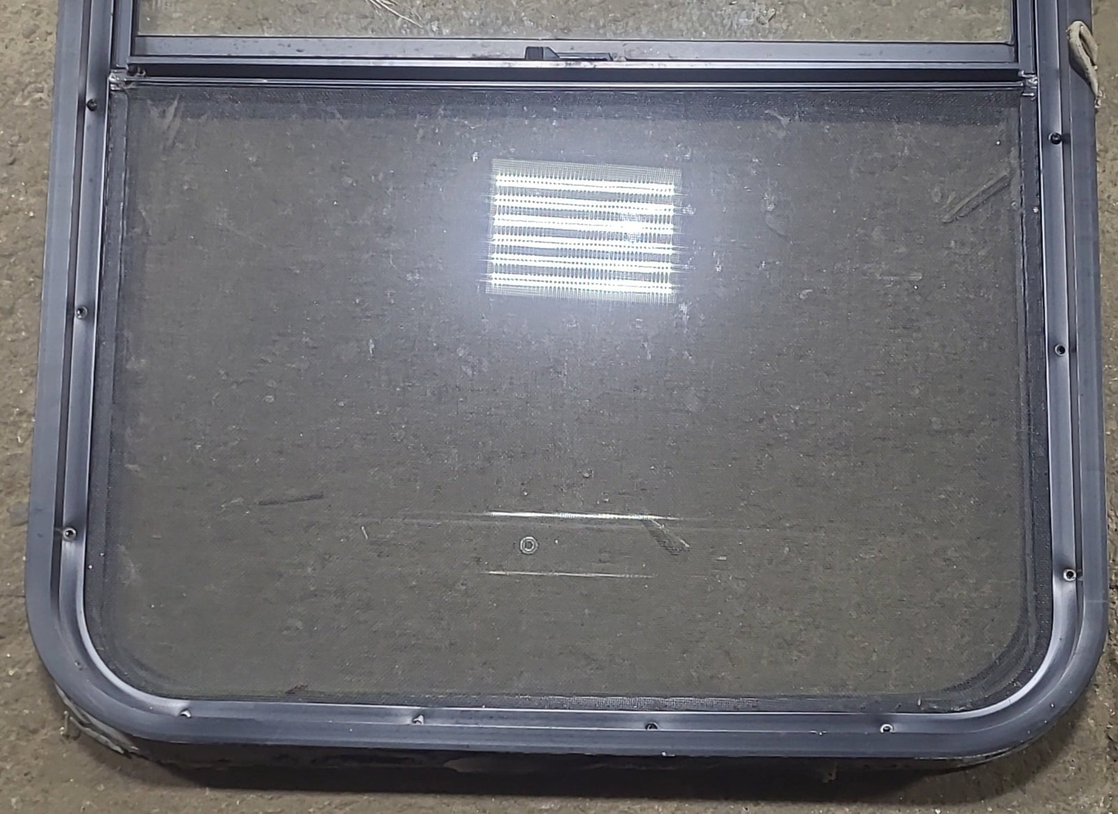 Used Black Radius Opening Window : 26 1/2