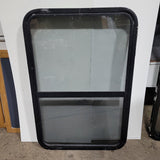 Used Black Radius Opening Window : 26 1/4