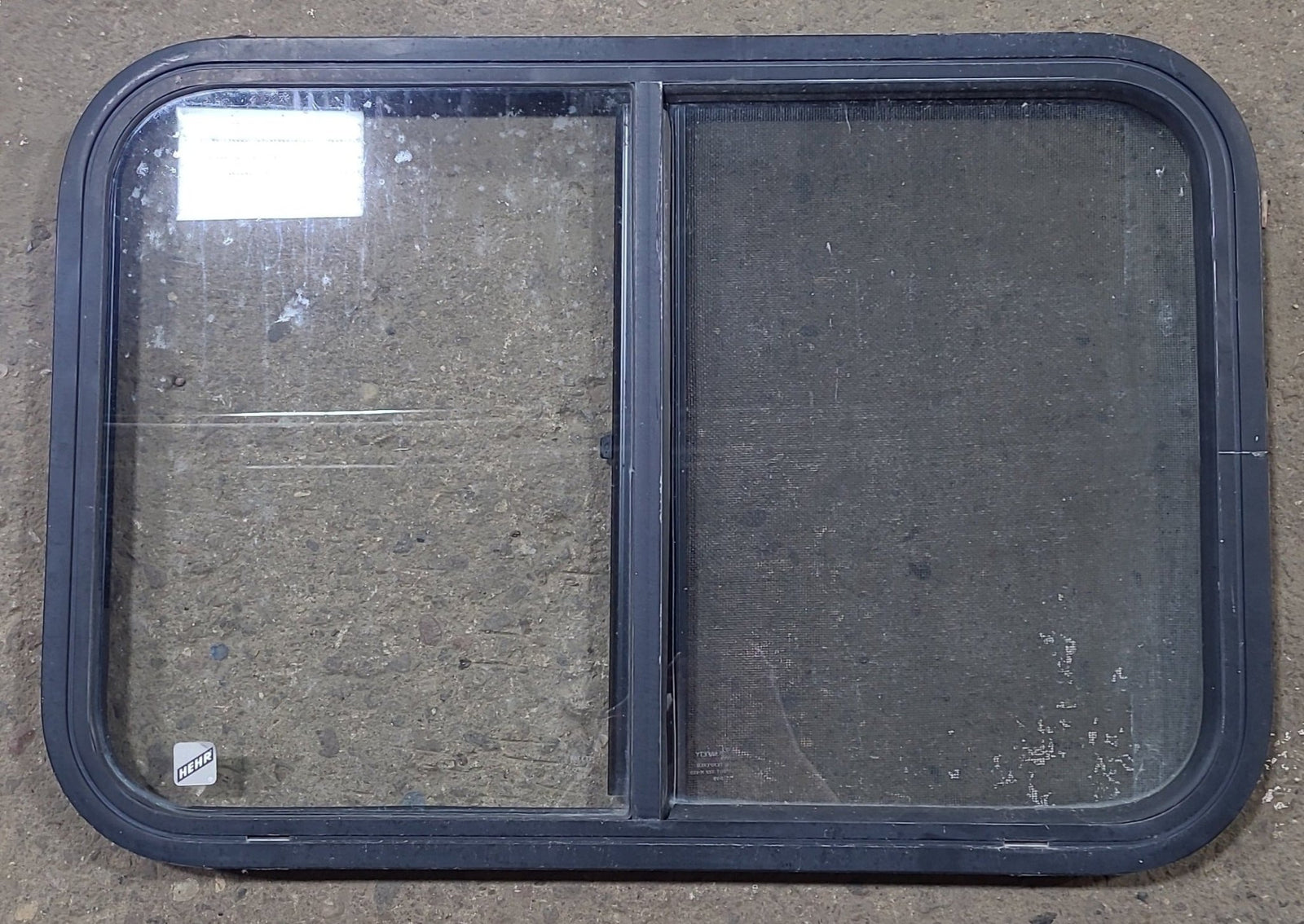 Used Black Radius Opening Window : 27 1/2