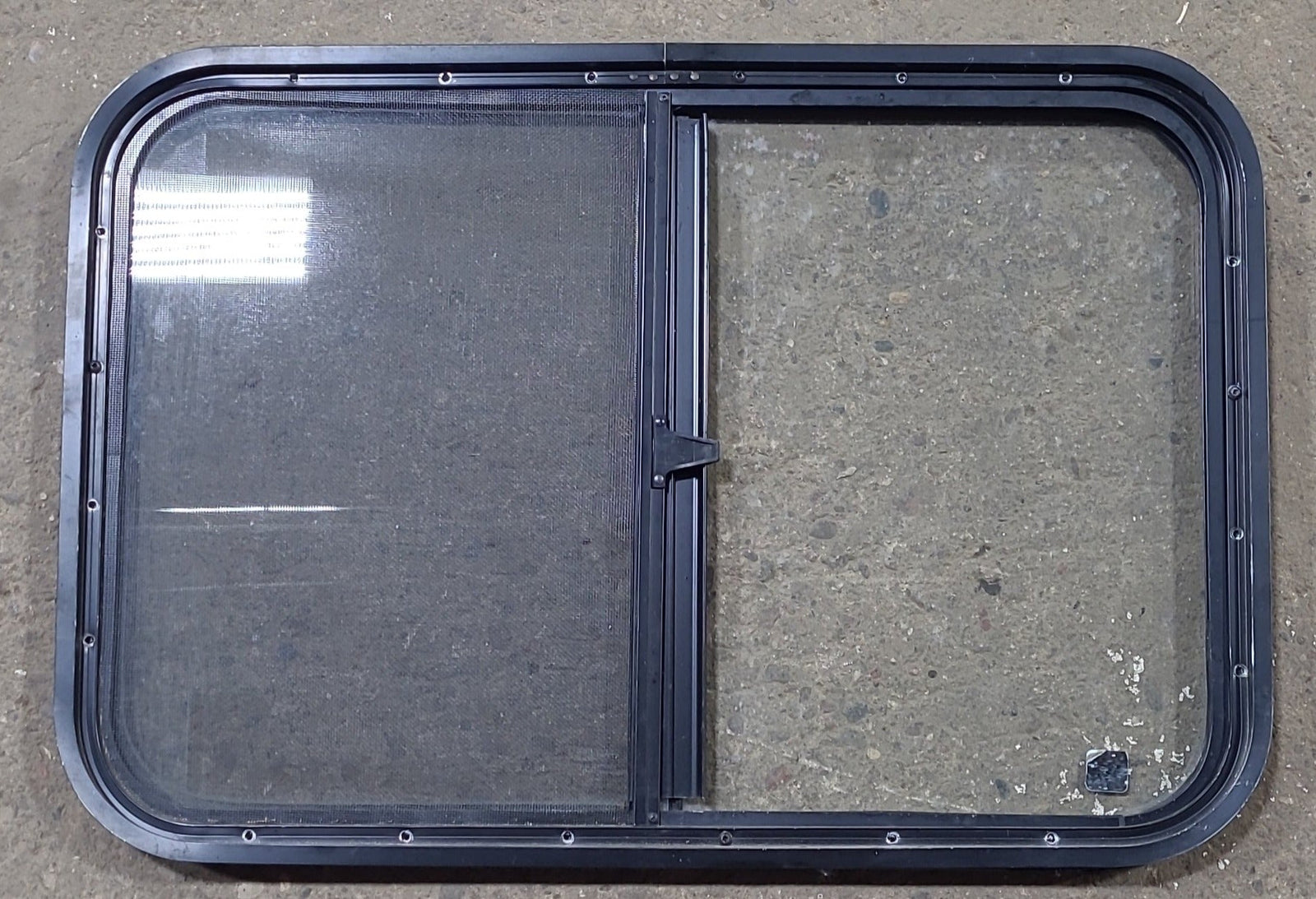 Used Black Radius Opening Window : 27 1/2