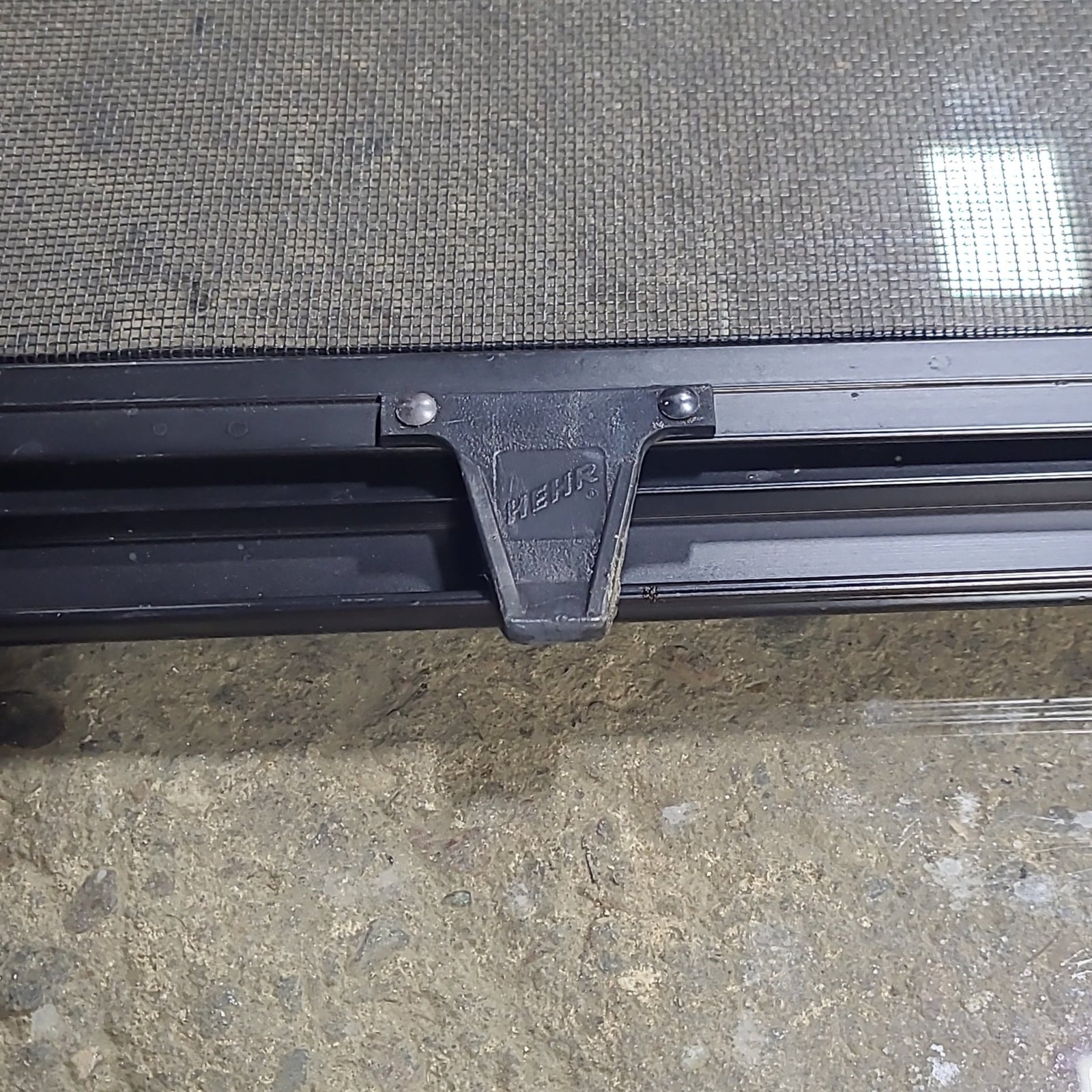 Used Black Radius Opening Window : 27 1/2