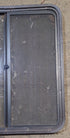 Used Black Radius Opening Window : 27" W x 30" H x 1 7/8" D - Young Farts RV Parts