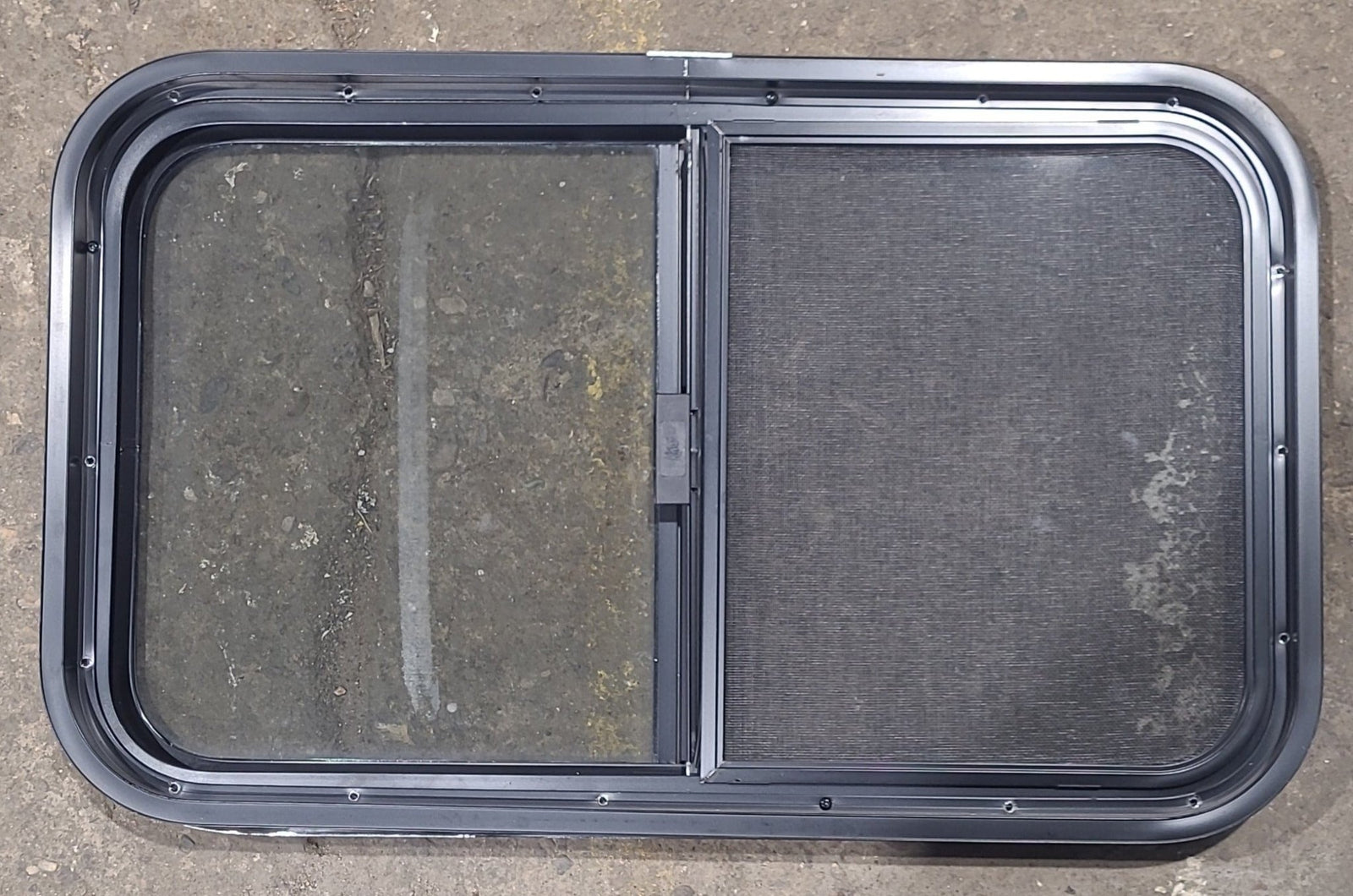 Used Black Radius Opening Window : 29 1/2