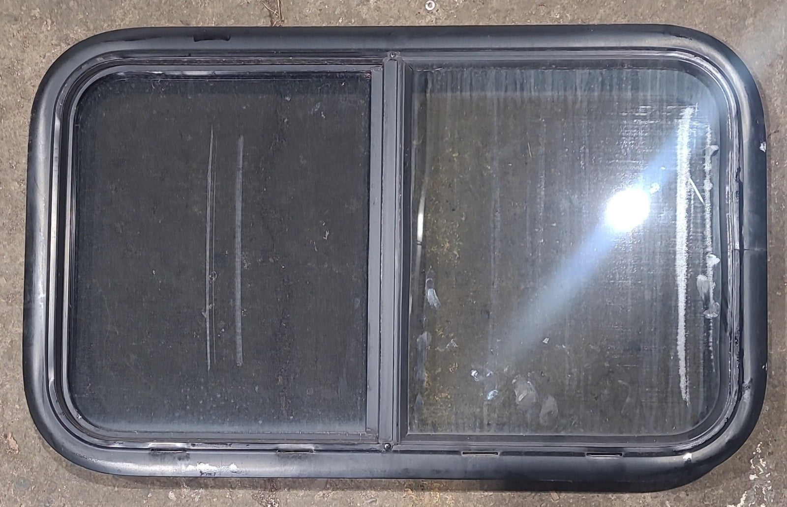 Used Black Radius Opening Window : 29 1/2