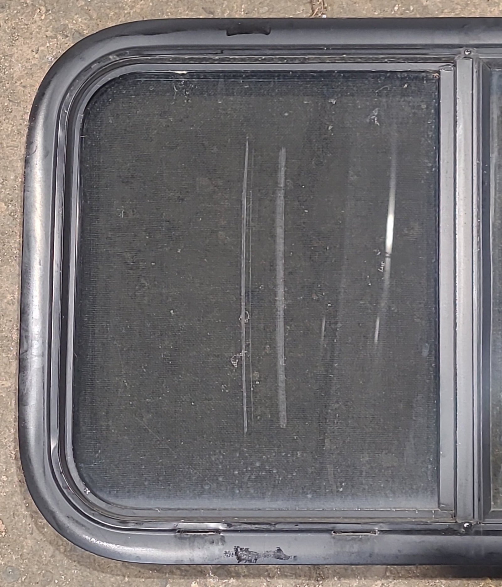 Used Black Radius Opening Window : 29 1/2