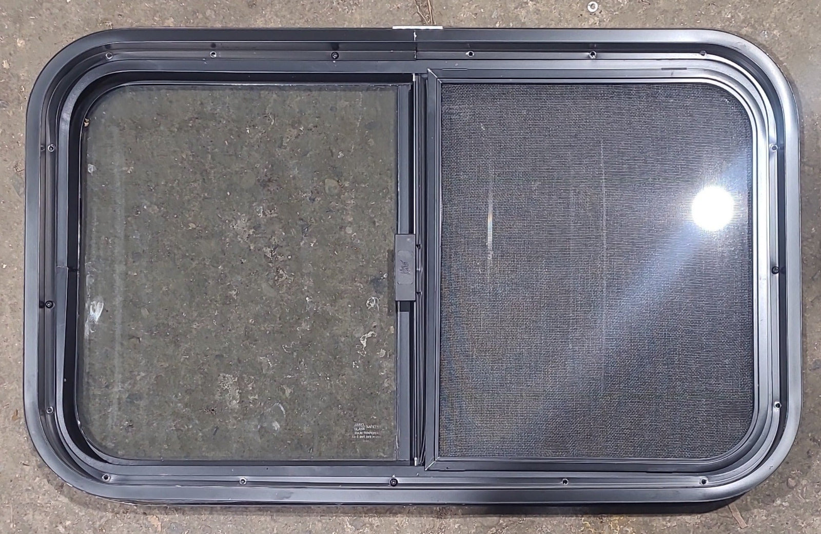 Used Black Radius Opening Window : 29 1/2