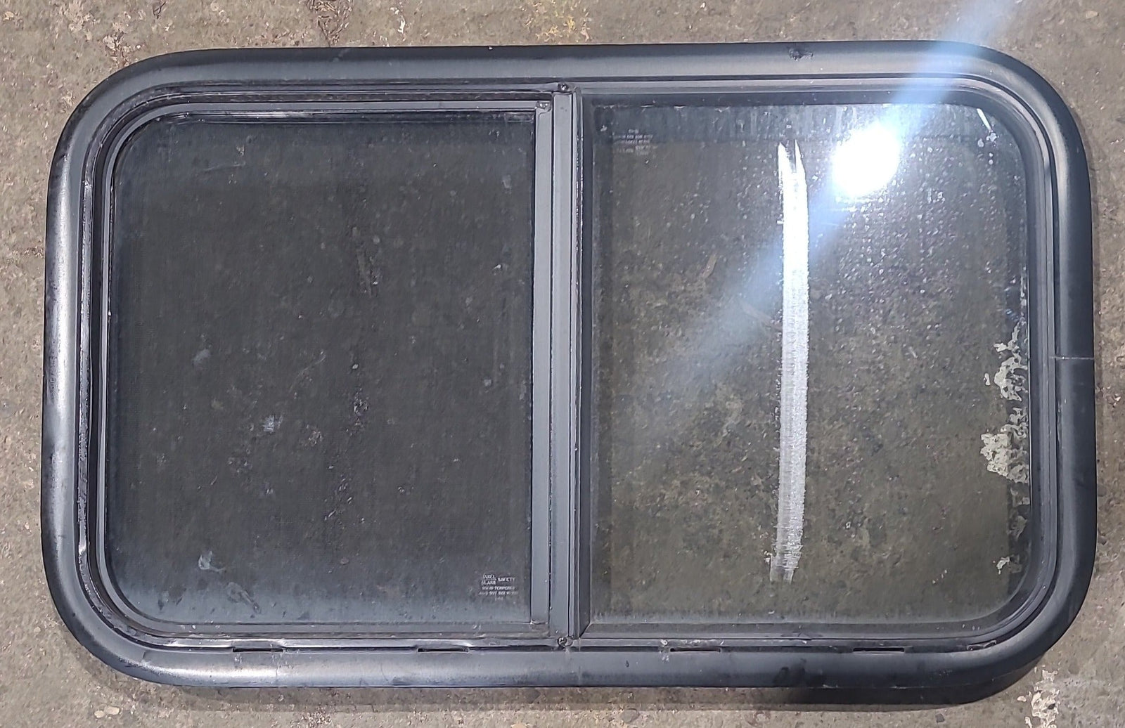 Used Black Radius Opening Window : 29 1/2