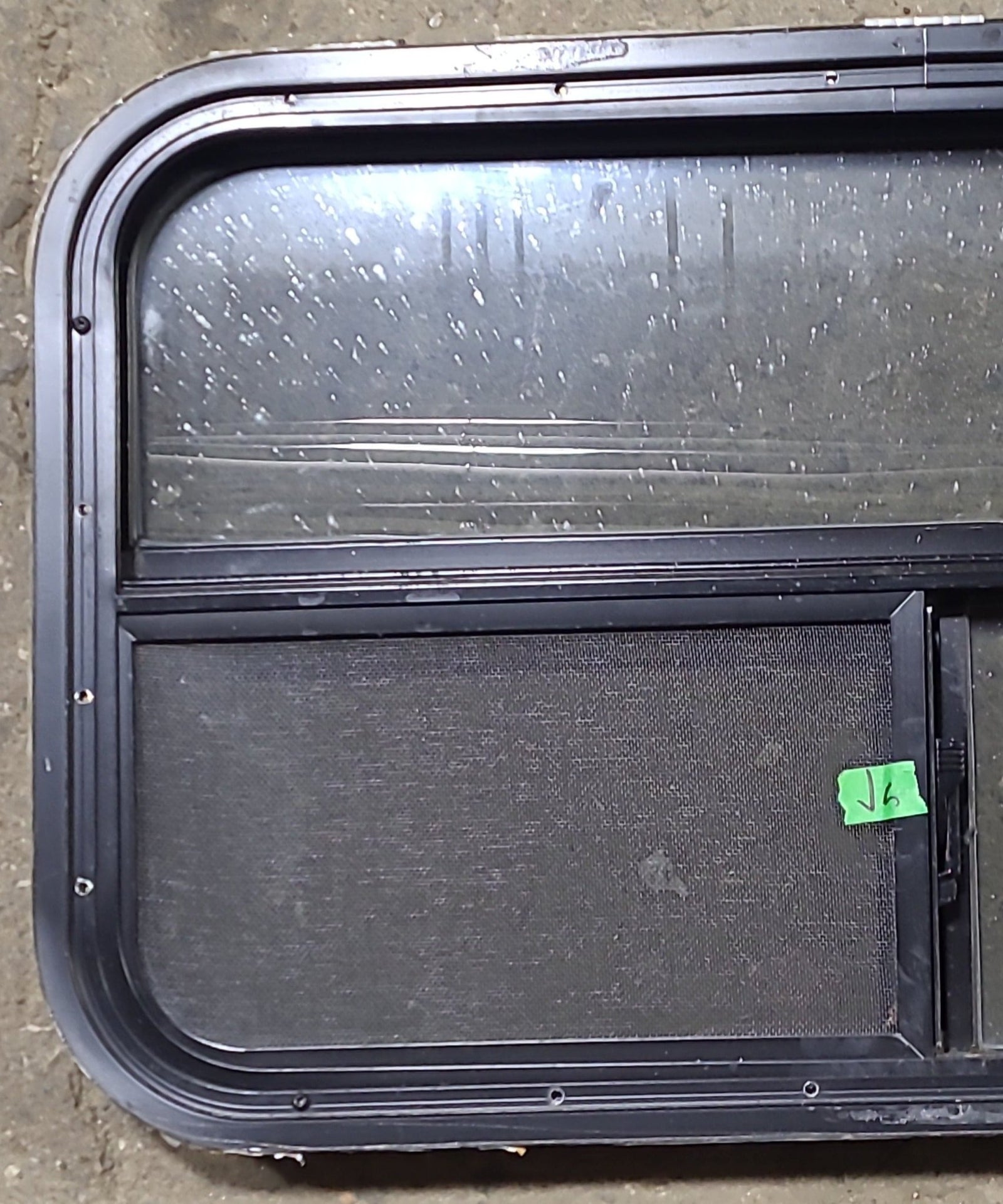 Used Black Radius Opening Window : 29 1/2