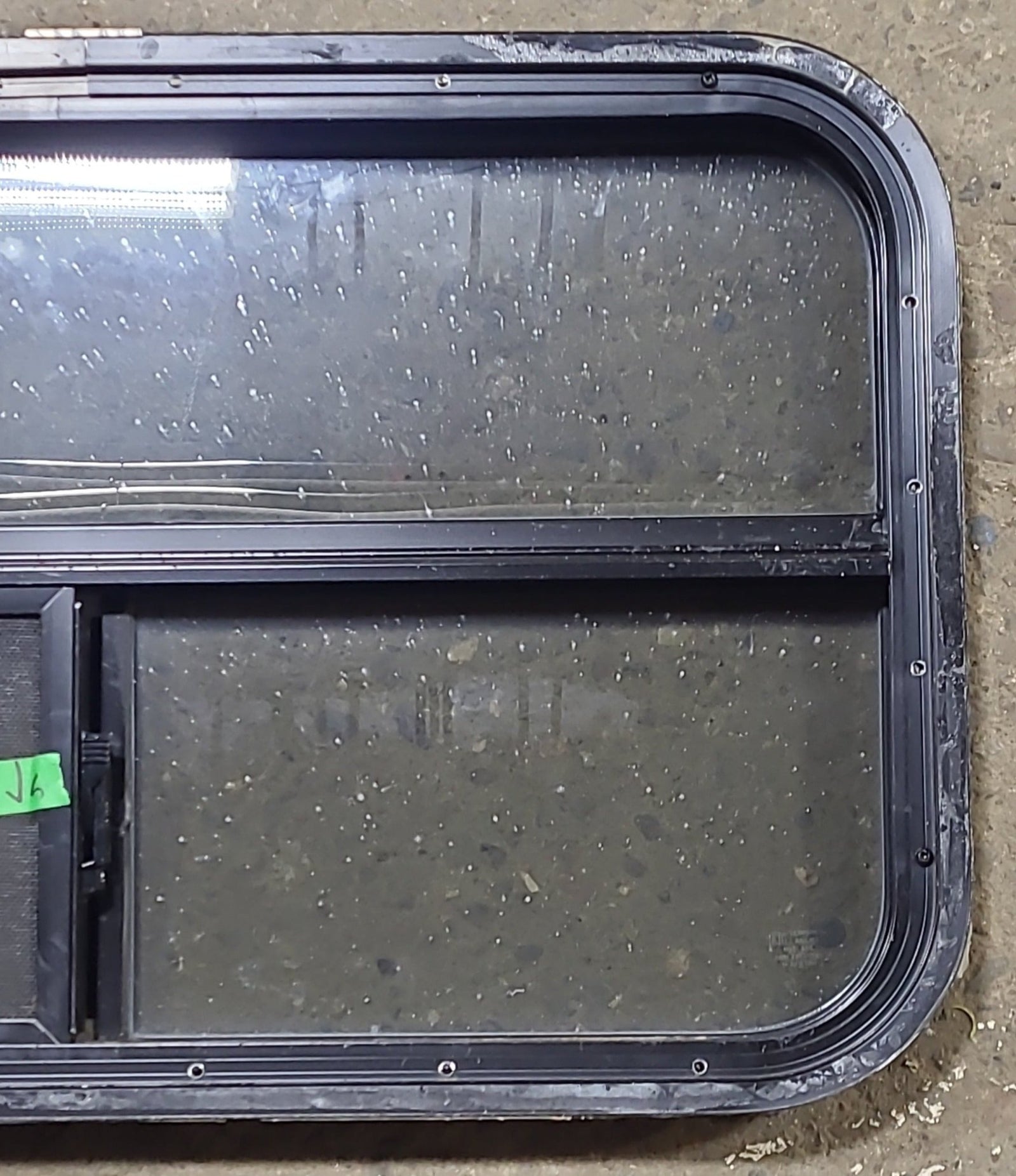 Used Black Radius Opening Window : 29 1/2