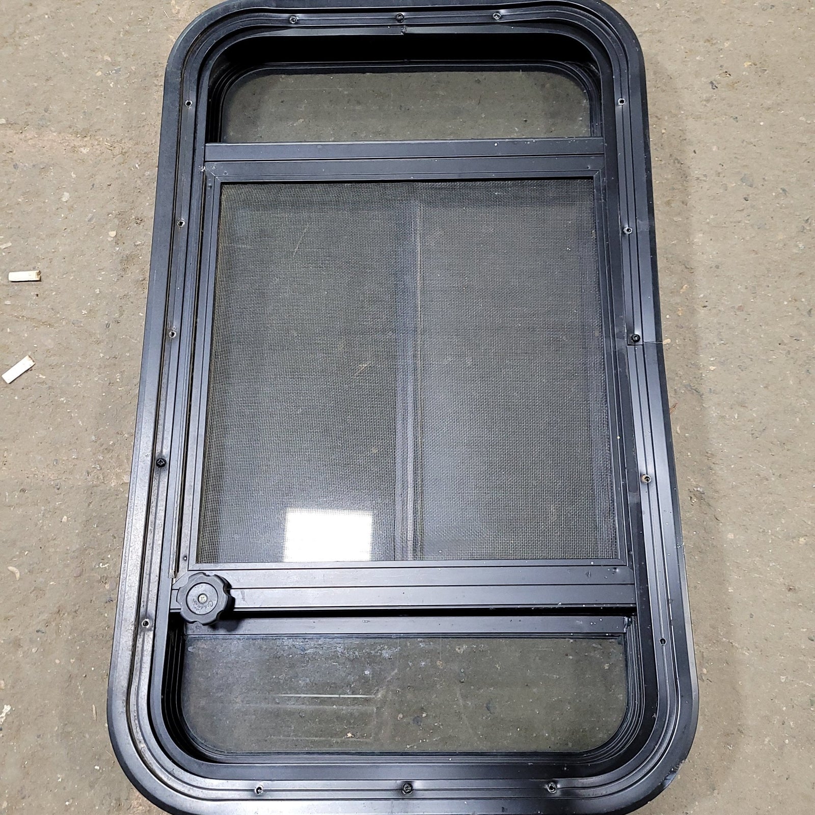 Used Black Radius Opening Window : 29 1/2