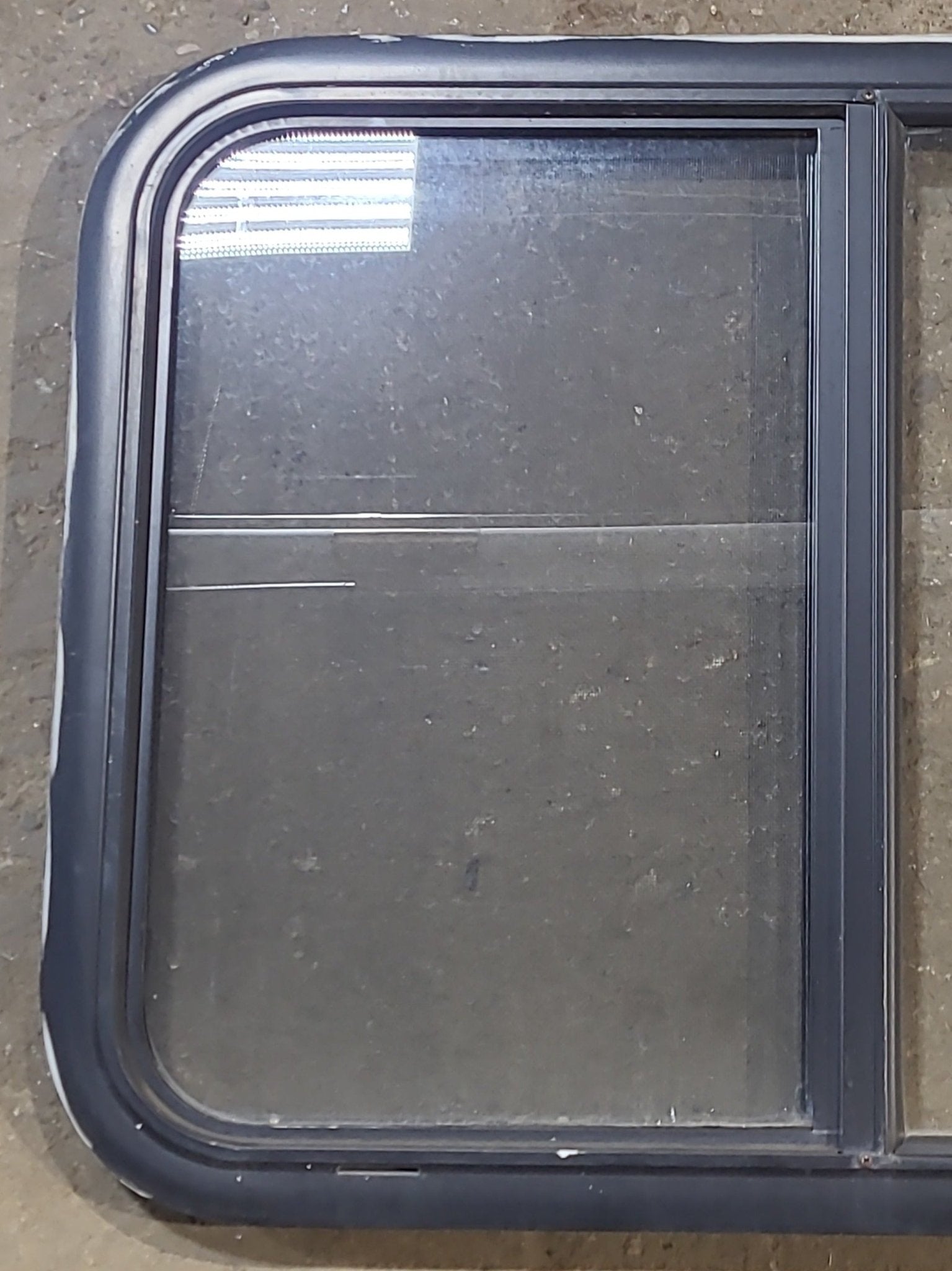 Used Black Radius Opening Window : 29 1/2