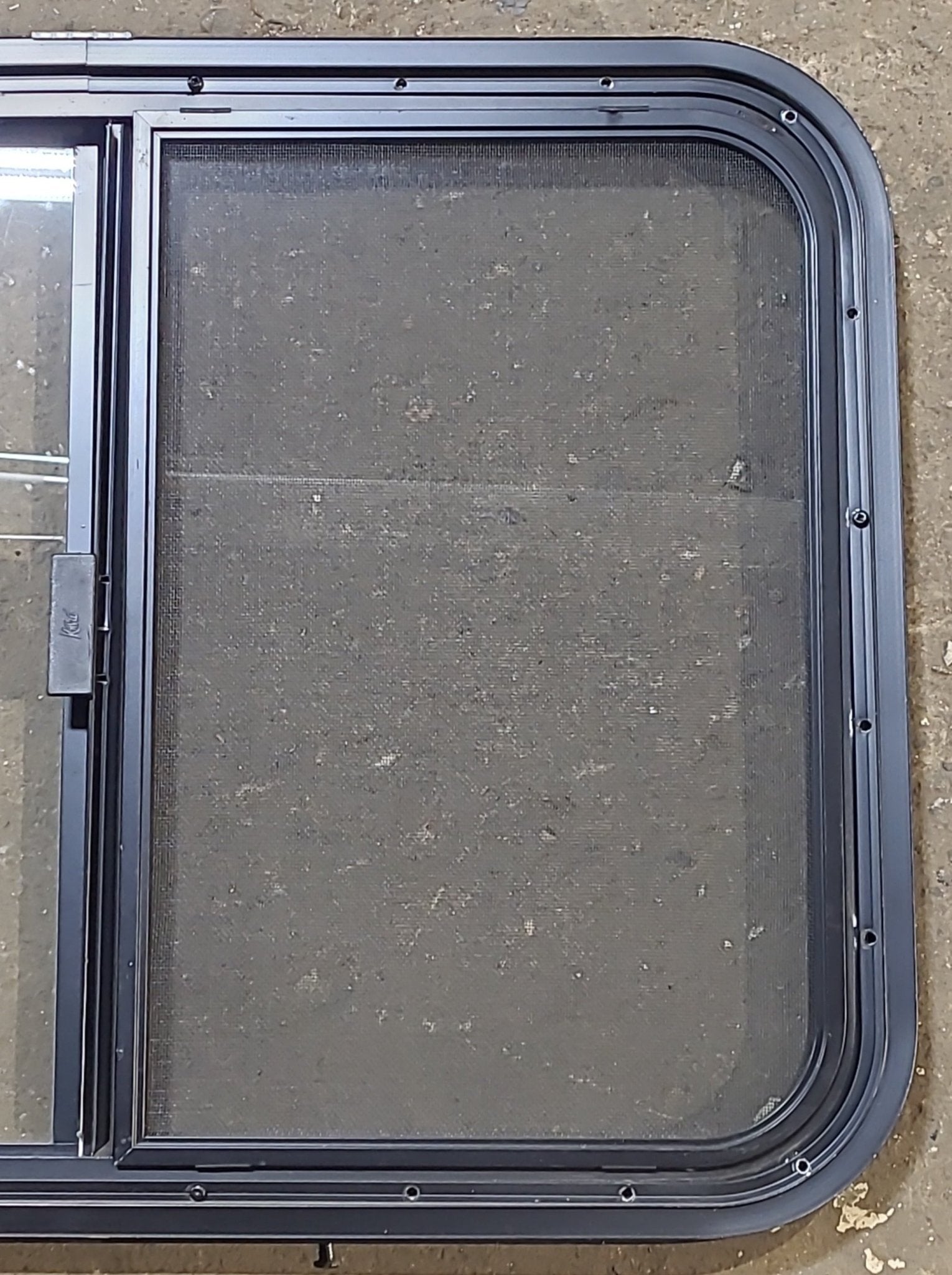 Used Black Radius Opening Window : 29 1/2