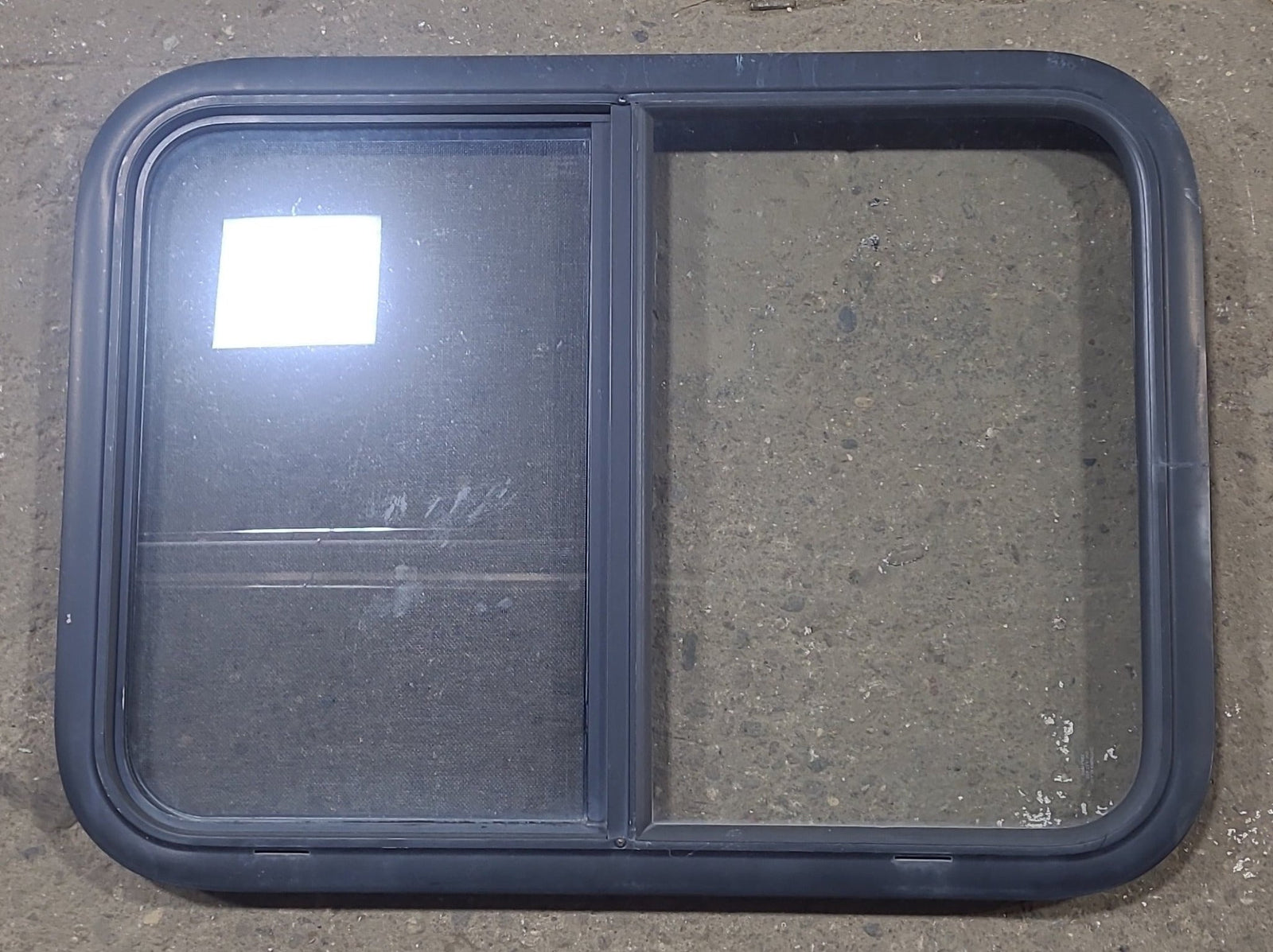 Used Black Radius Opening Window : 29 1/2