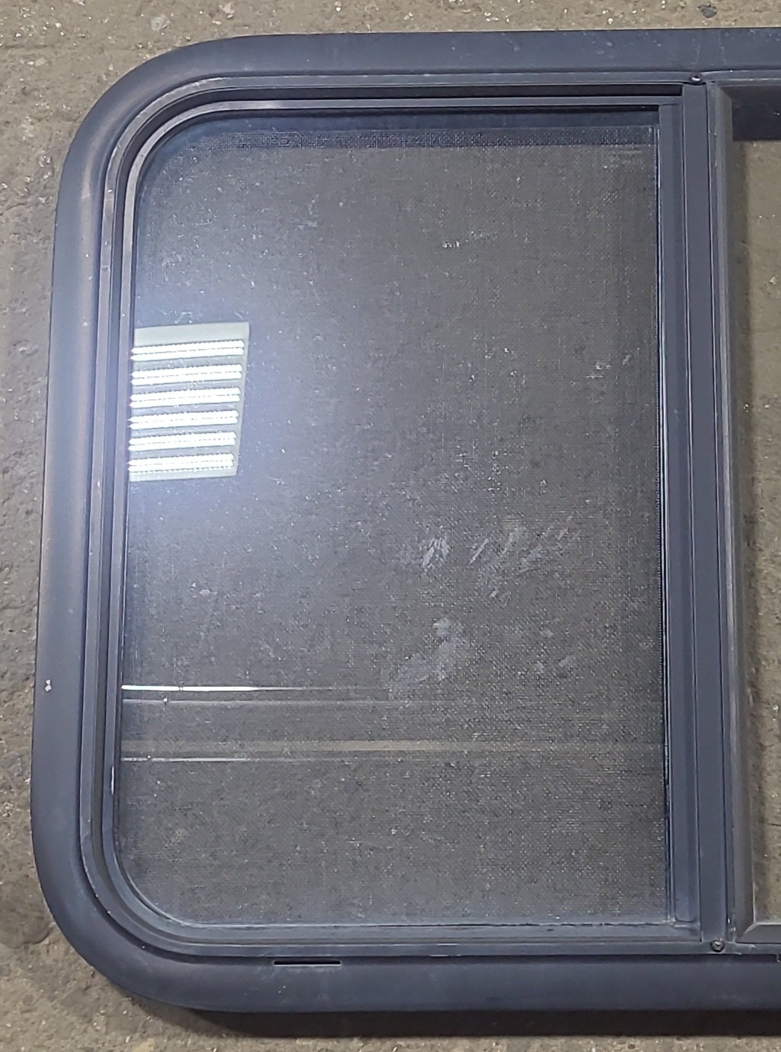 Used Black Radius Opening Window : 29 1/2