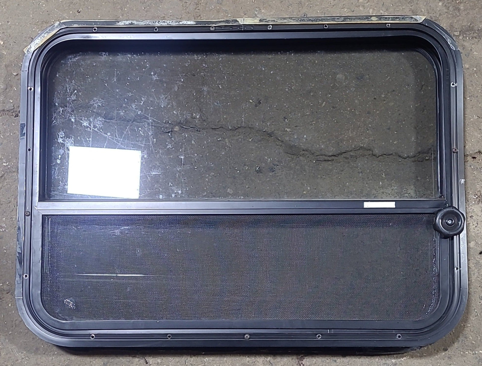 Used Black Radius Opening Window : 29 1/2