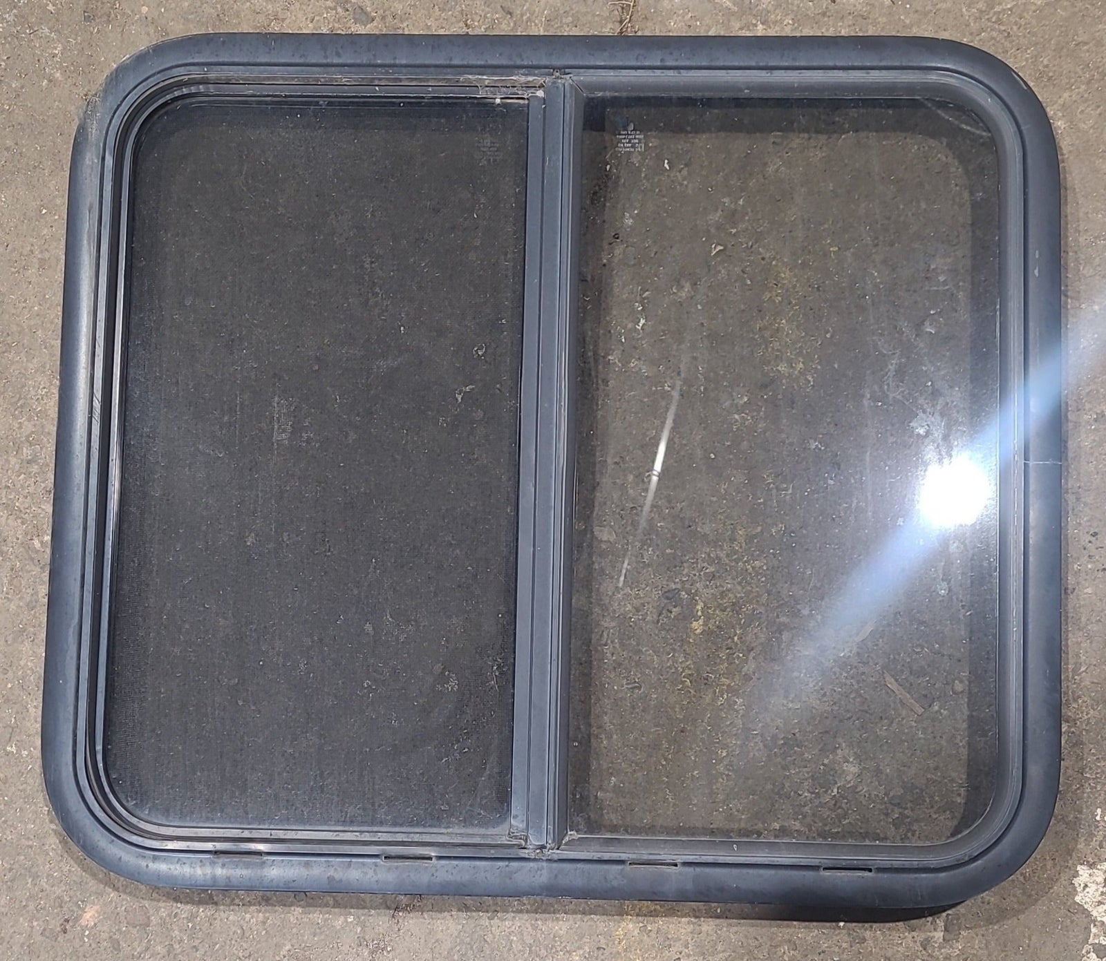 Used Black Radius Opening Window : 29 1/2