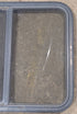 Used Black Radius Opening Window : 29 1/2" W x 25 1/2" H x 1 3/4" D - Young Farts RV Parts