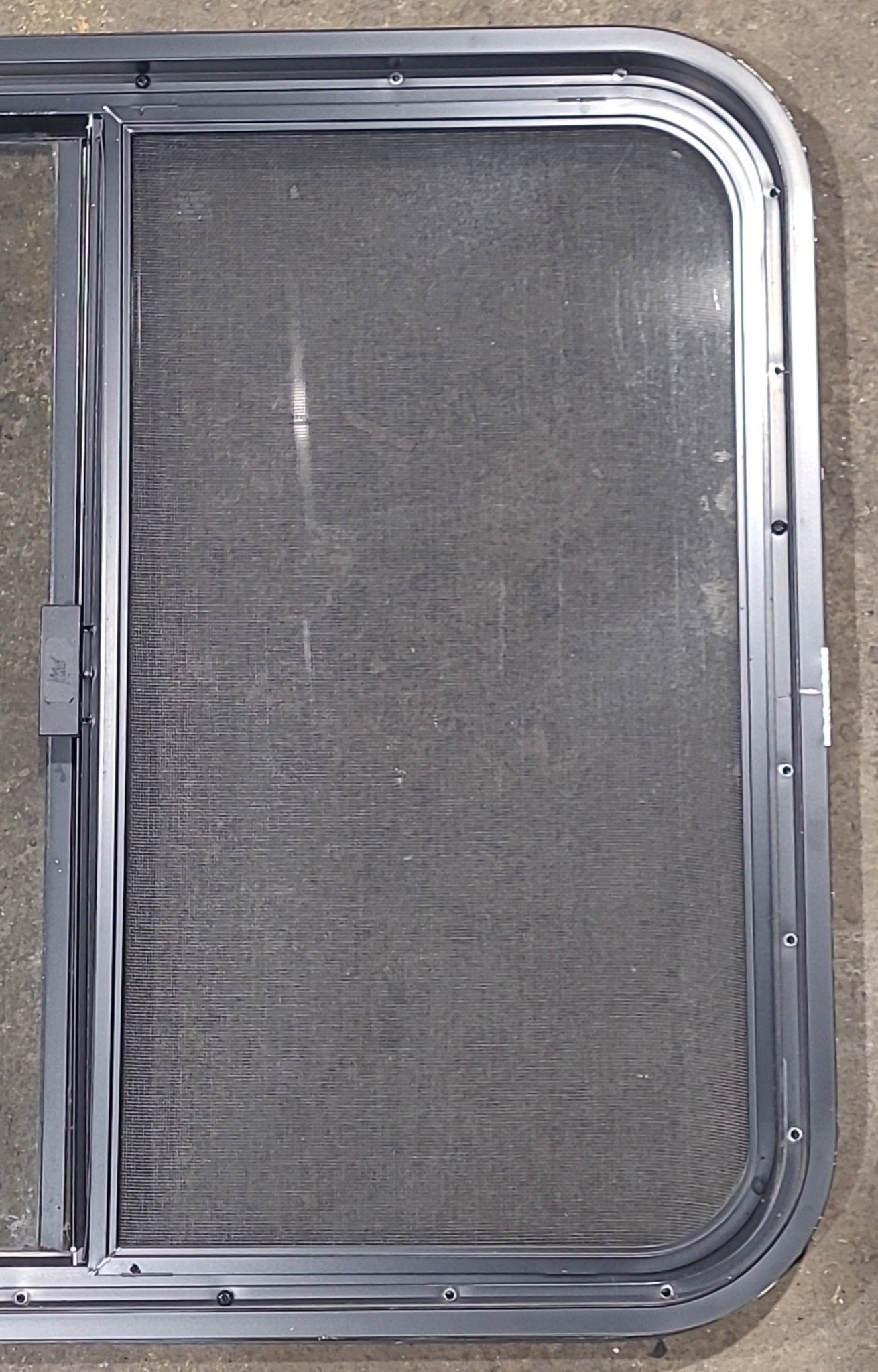 Used Black Radius Opening Window : 29 1/2