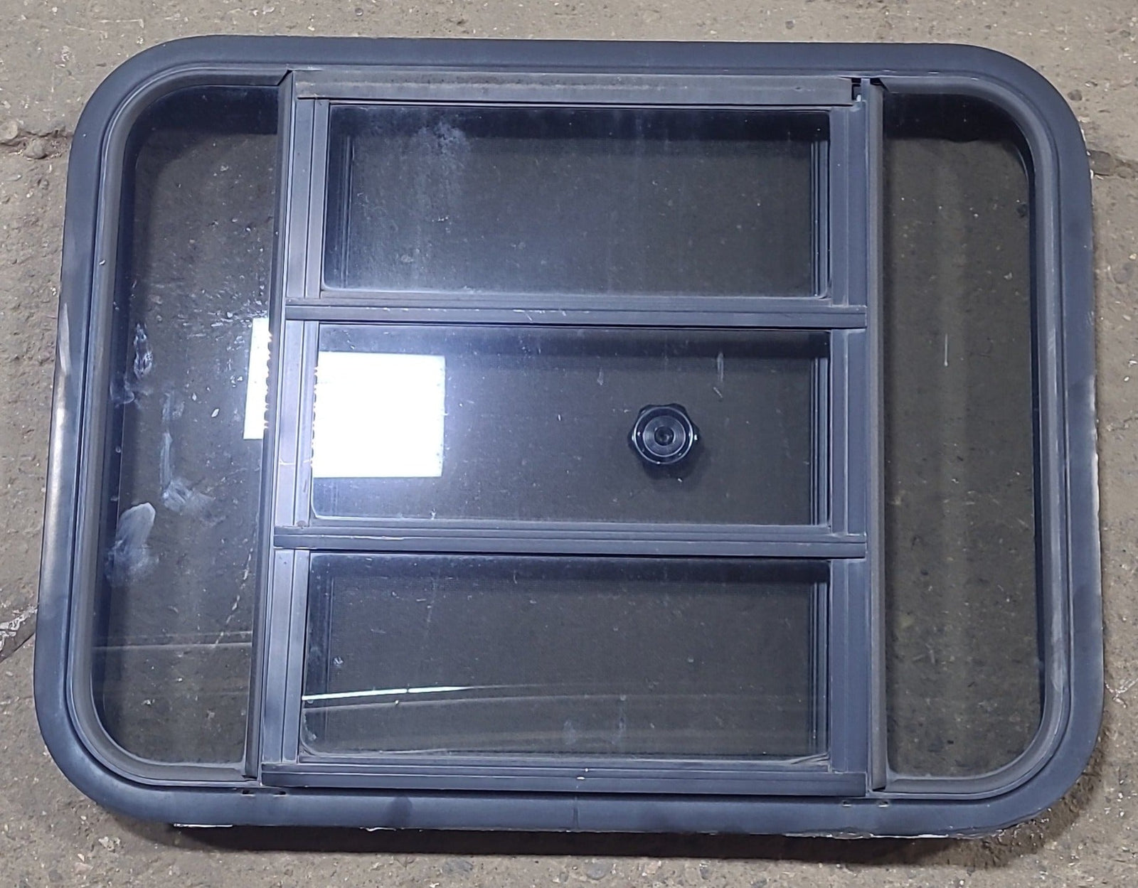 Used Black Radius Opening Window : 29 3/8