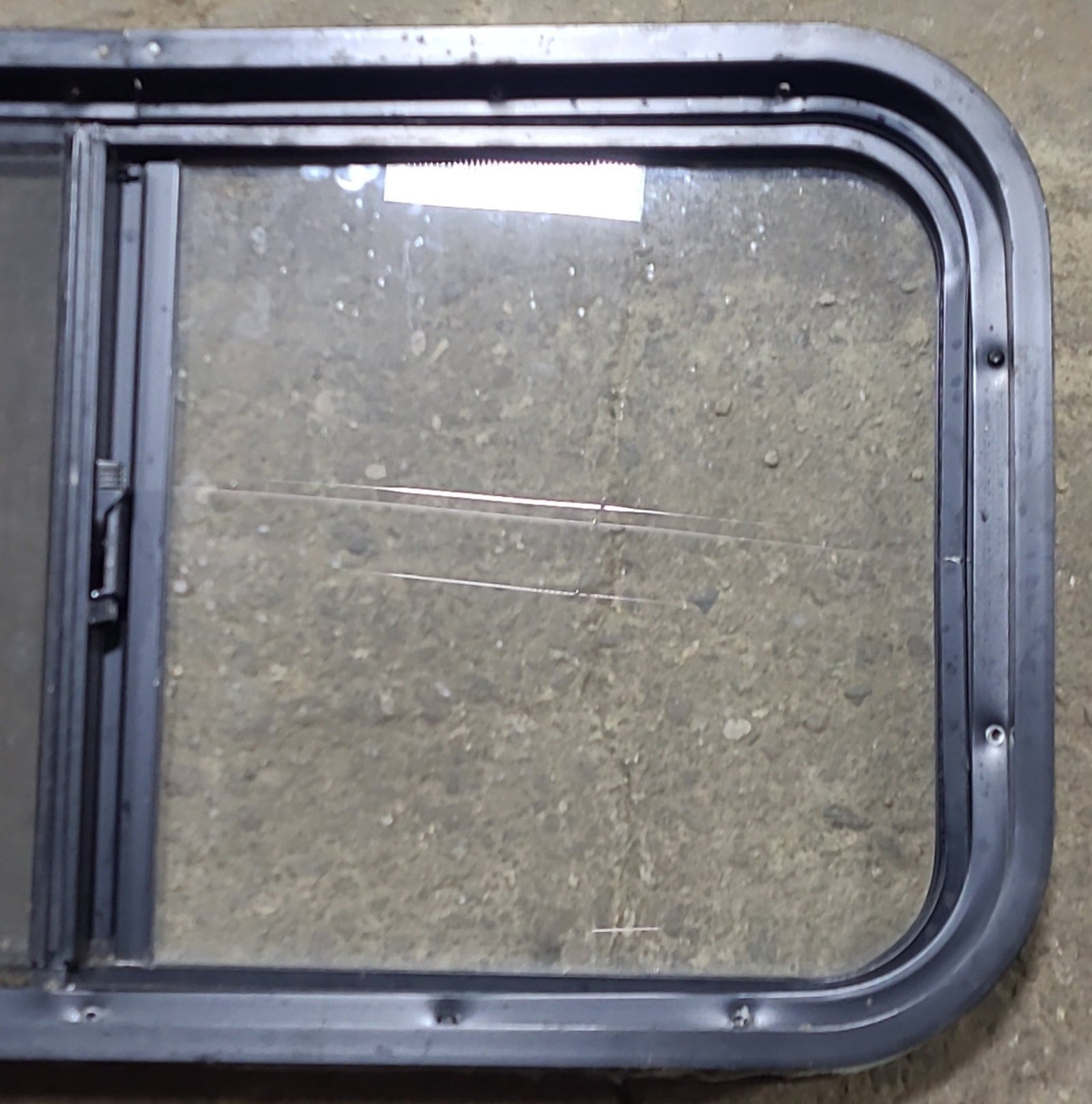 Used Black Radius Opening Window : 30 1/4