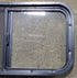 Used Black Radius Opening Window : 30 1/4" W x 16 1/4" H x 2" D - Young Farts RV Parts