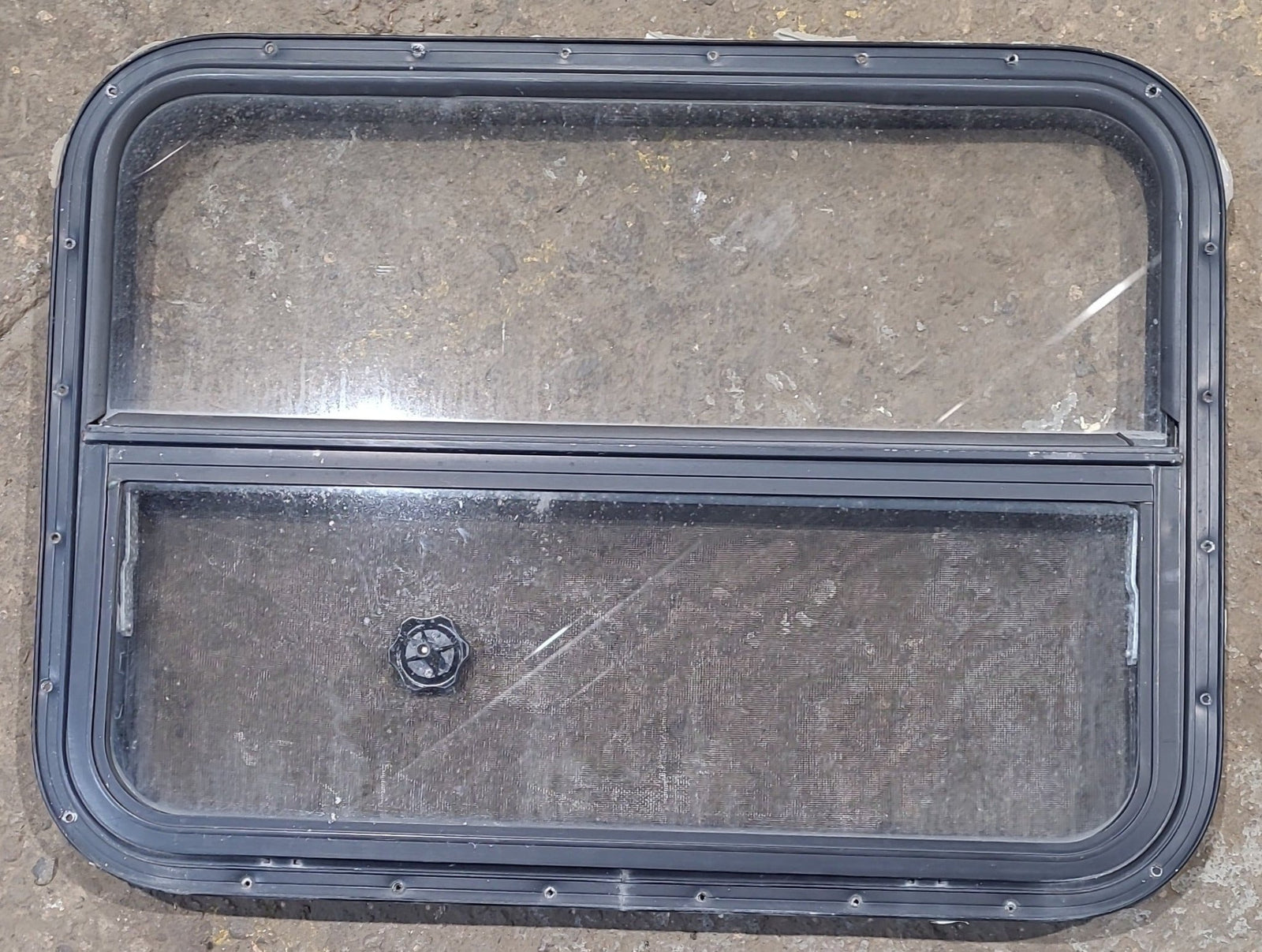 Used Black Radius Opening Window : 30 1/4