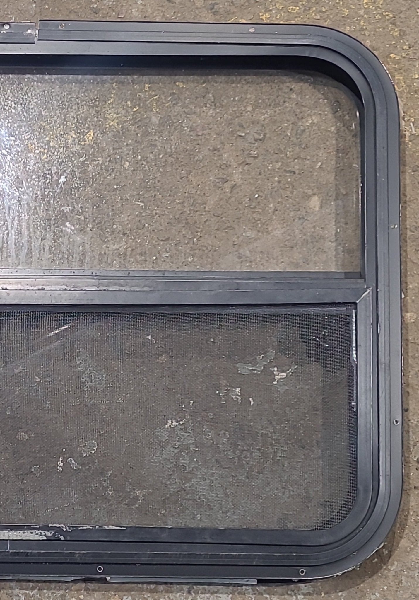 Used Black Radius Opening Window : 30 1/4