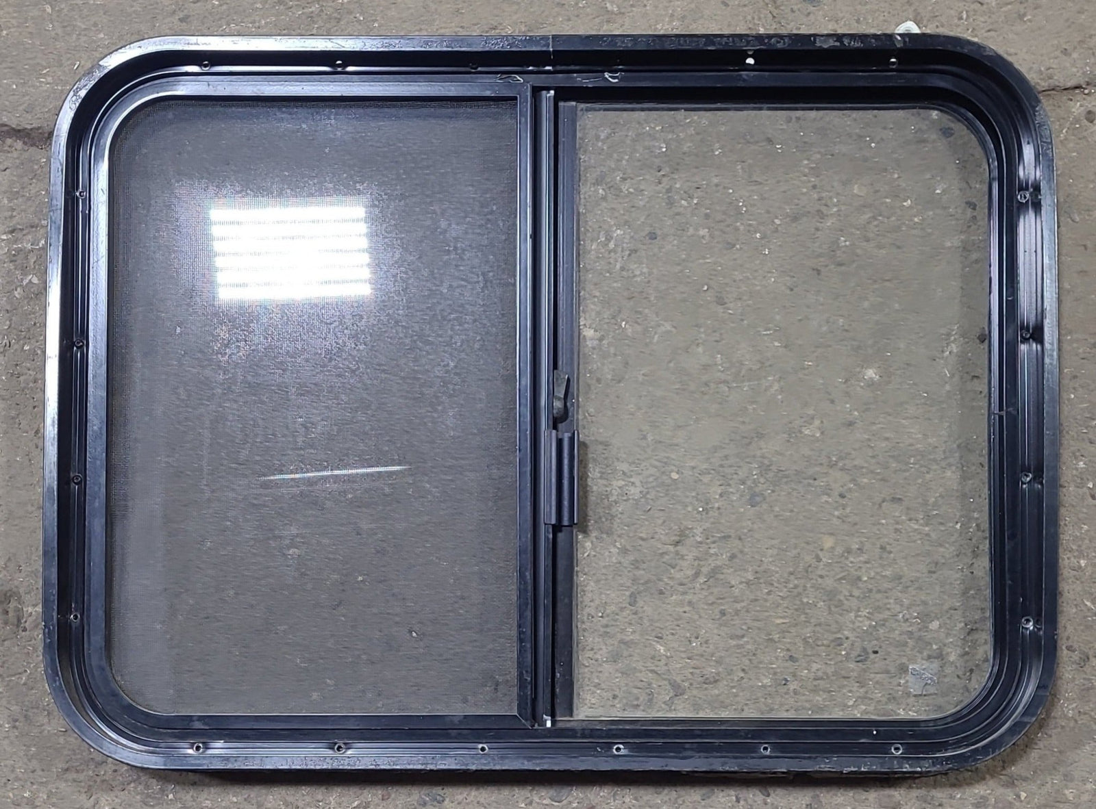 Used Black Radius Opening Window : 30 1/4