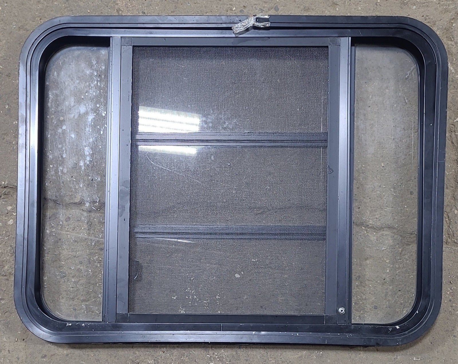 Used Black Radius Opening Window : 30 3/4