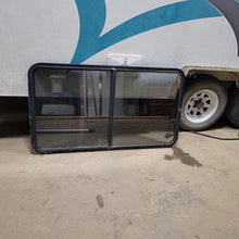 Load image into Gallery viewer, Used Black Radius Opening Window : 30&quot; X 54 1/2&quot; X 2&quot; D - Young Farts RV Parts