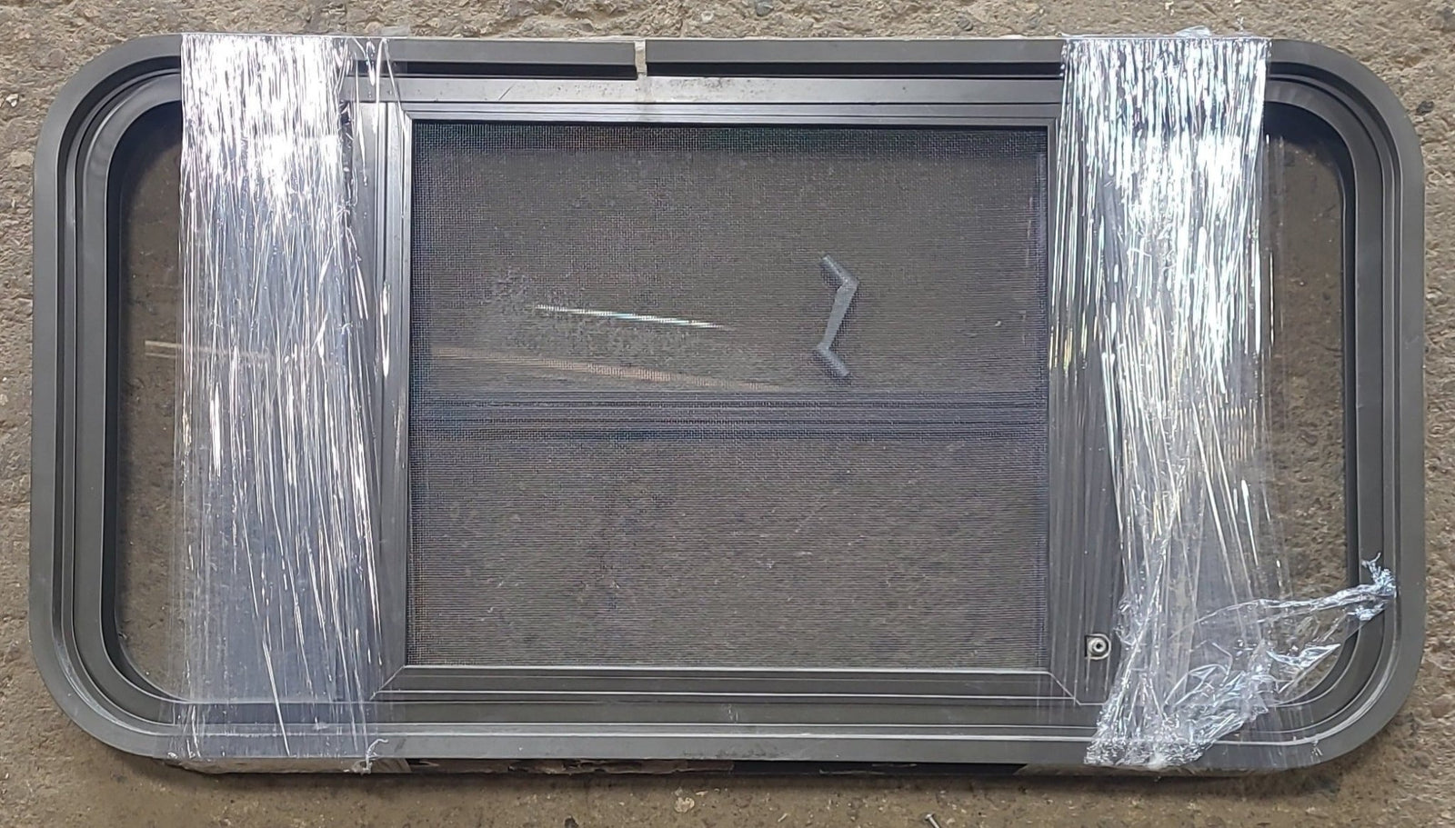 Used Black Radius Opening Window : 31 3/4