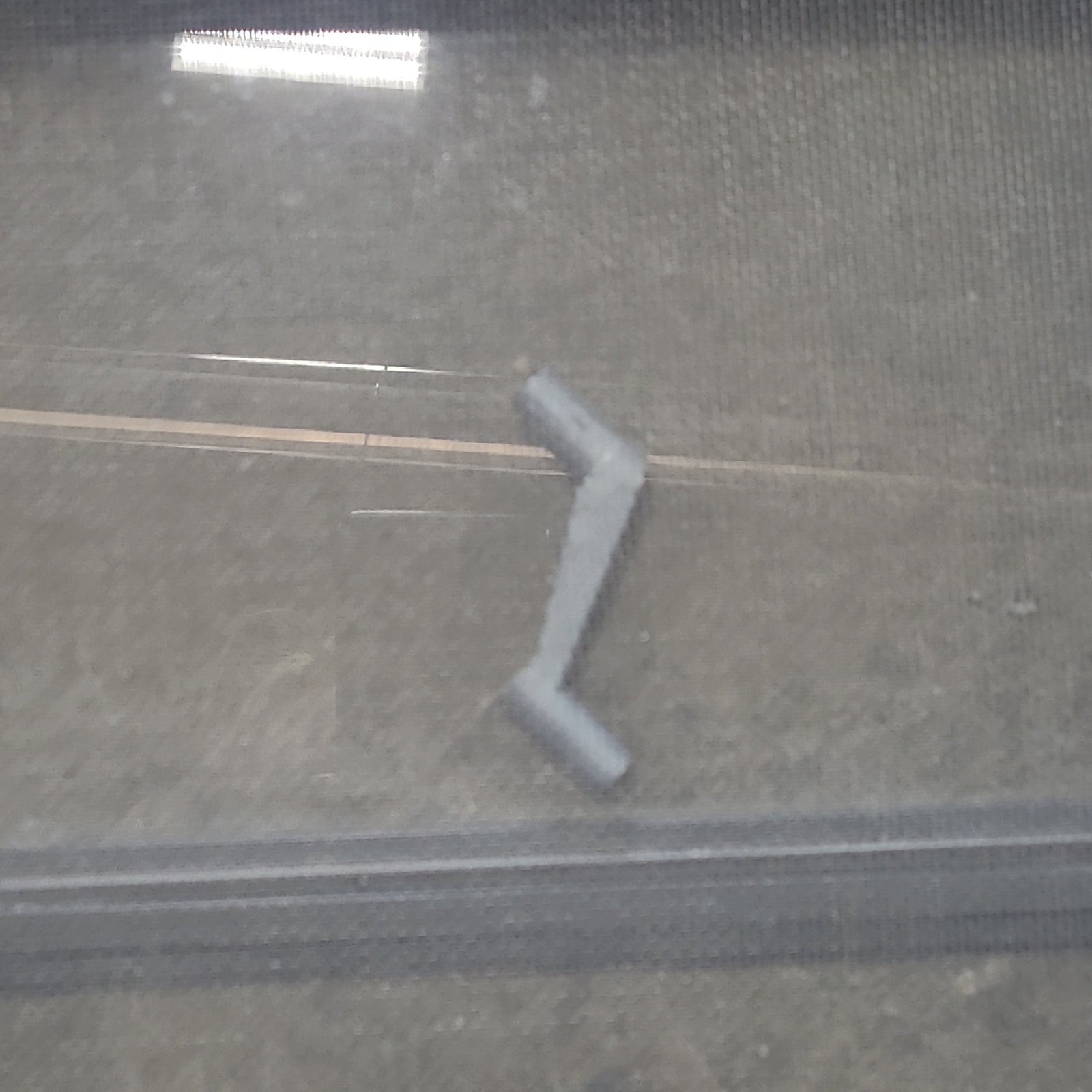 Used Black Radius Opening Window : 31 3/4
