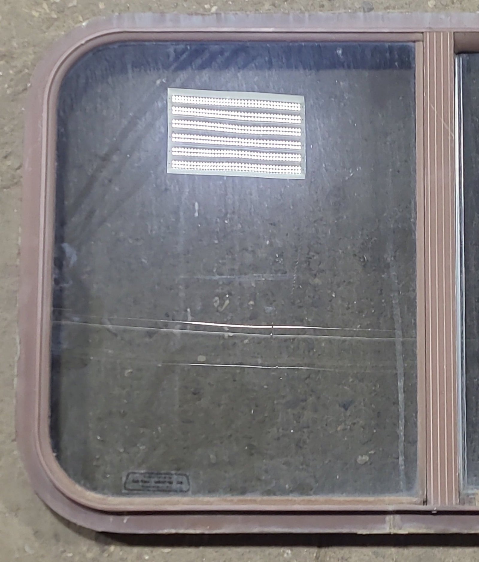 Used Black Radius Opening Window : 31 3/4