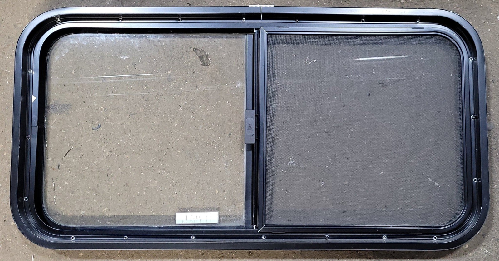 Used Black Radius Opening Window : 35 1/2