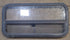 Used Black Radius Opening Window : 35 1/2" W x 17 1/4" H x 1 7/8" D - Young Farts RV Parts