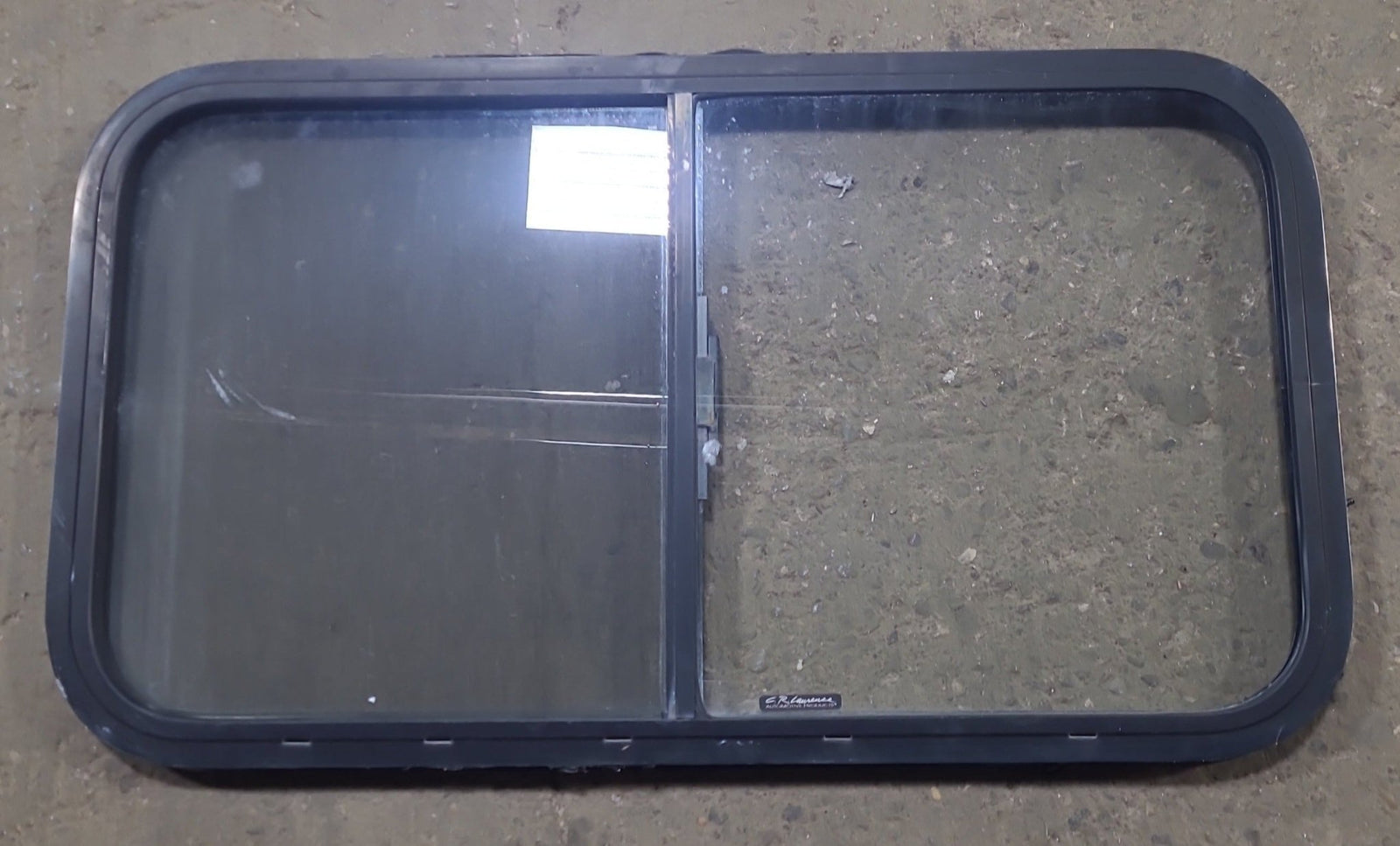 Used Black Radius Opening Window : 35 1/2