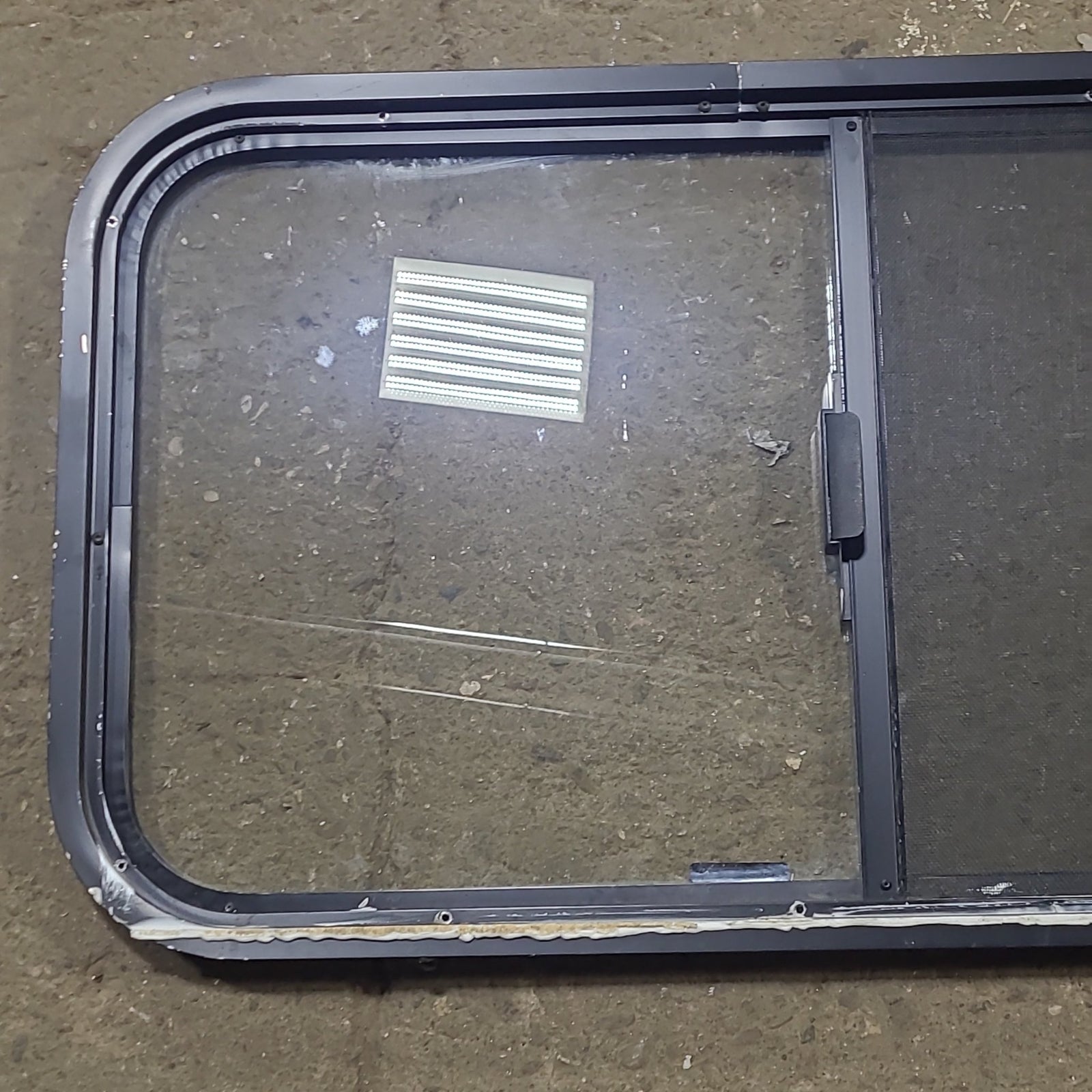 Used Black Radius Opening Window : 35 1/2