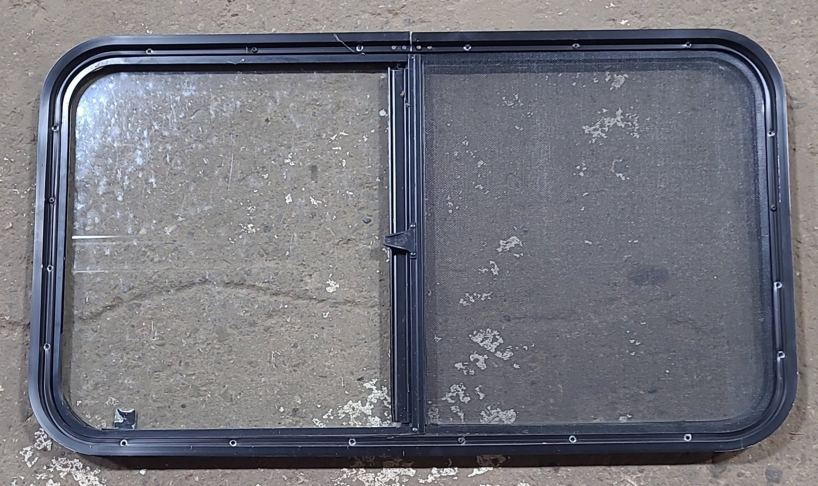 Used Black Radius Opening Window : 35 1/2