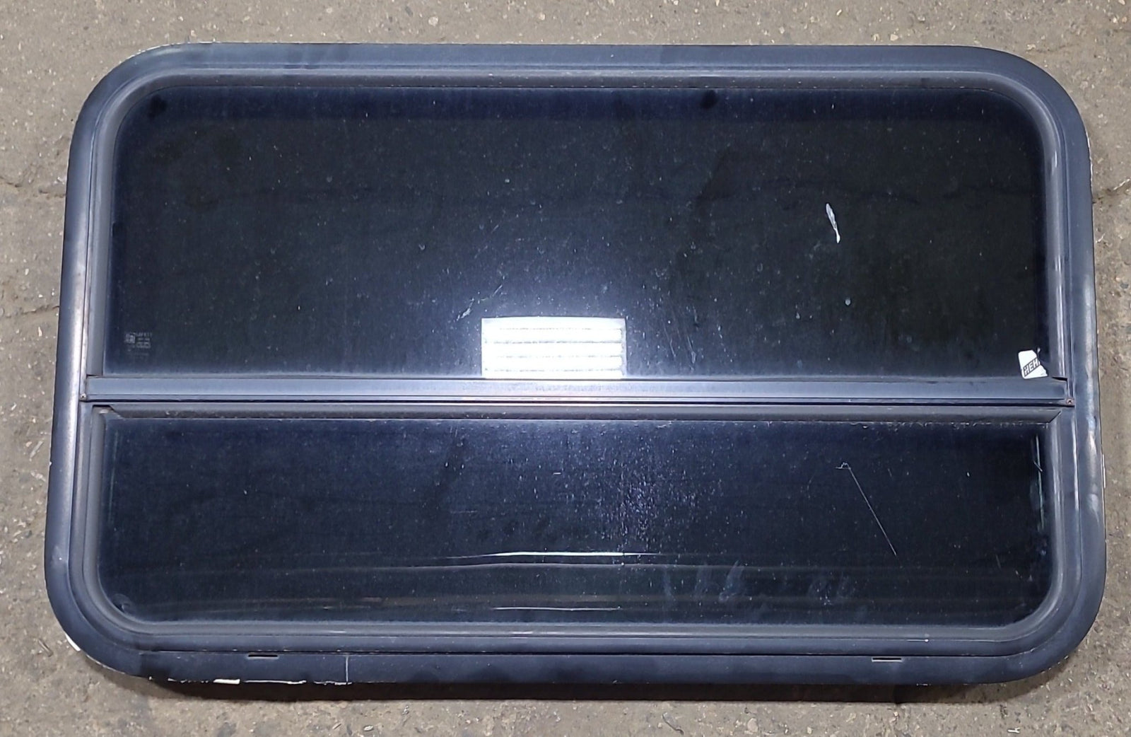 Used Black Radius Opening Window : 35 1/2