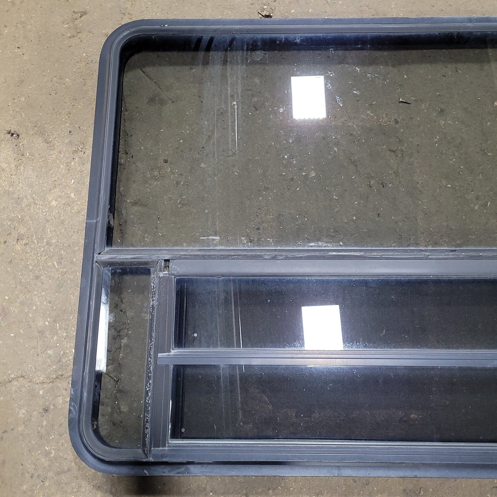 Used Black Radius Opening Window : 35 1/4