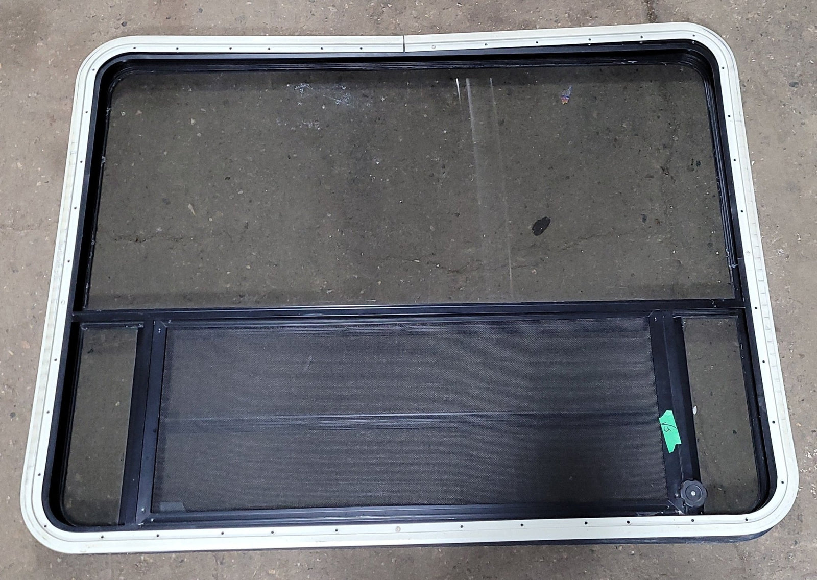 Used Black Radius Opening Window : 35 1/4