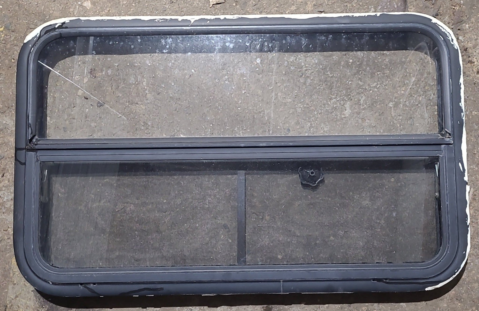 Used Black Radius Opening Window : 35 1/4