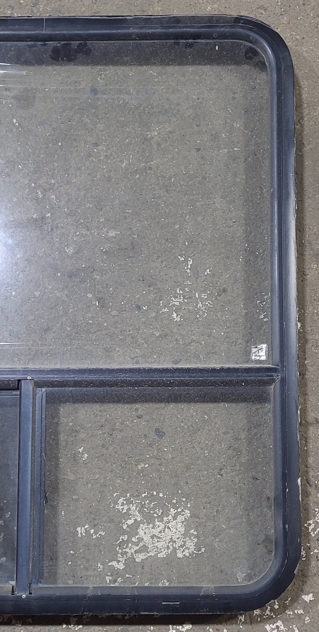 Used Black Radius Opening Window : 35 3/4