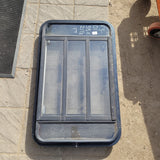 Used Black Radius Opening Window : 35 X 21 1/2 X 2