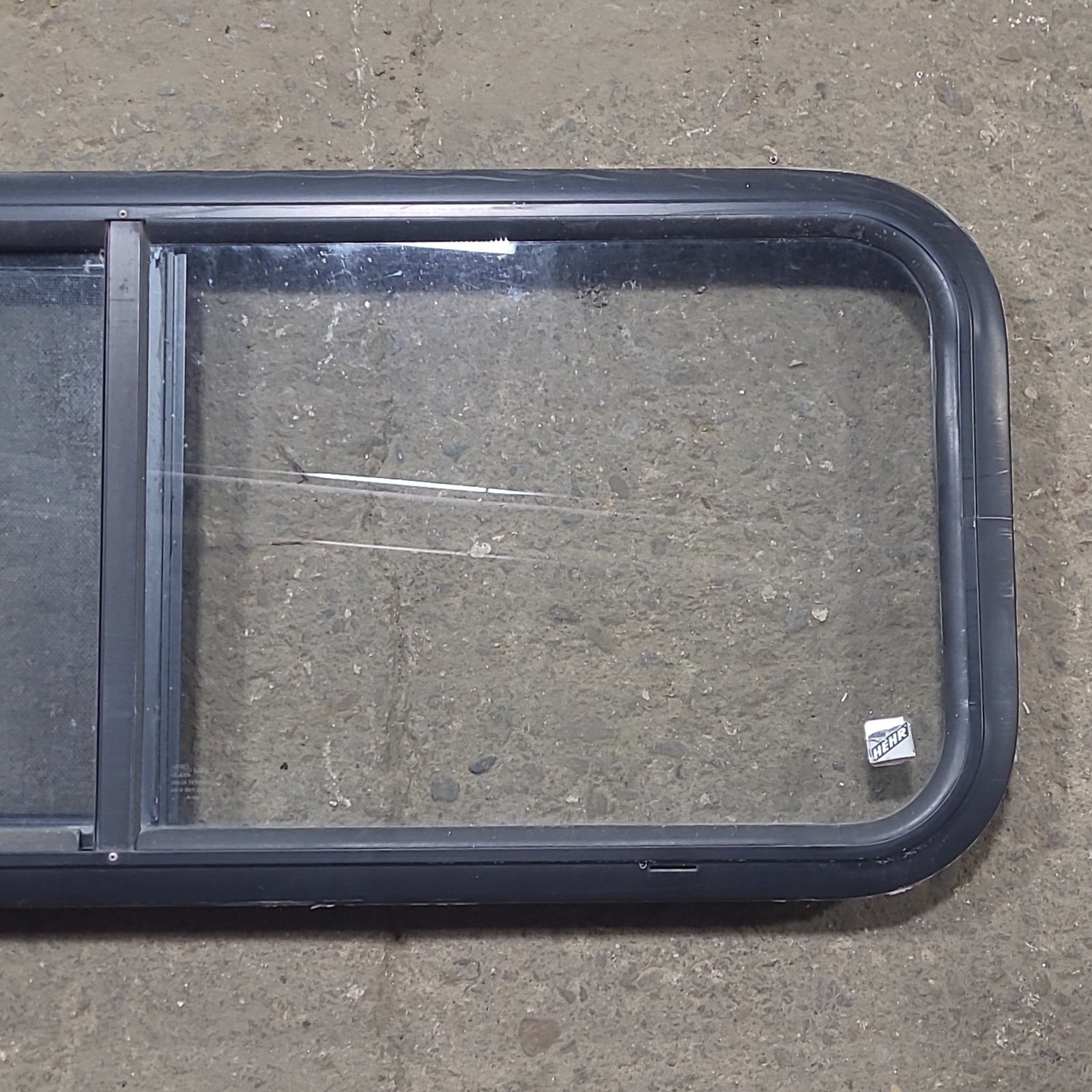 Used Black Radius Opening Window : 36 1/2