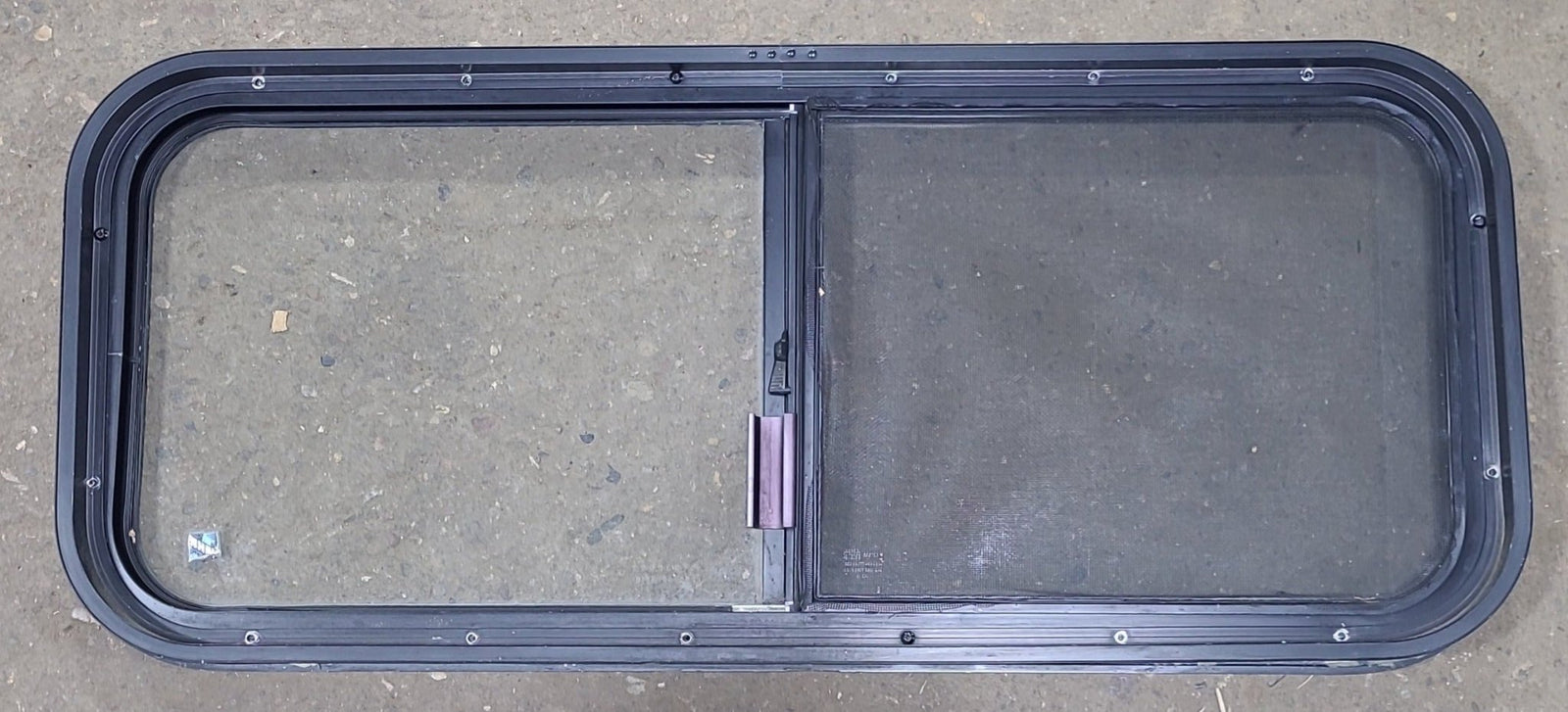 Used Black Radius Opening Window : 36 1/2